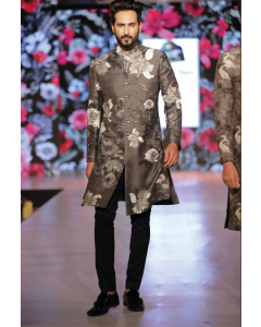 PRINTED SHERWANI