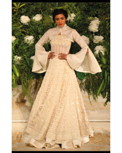 Ivory Embroidered Lehenga Set