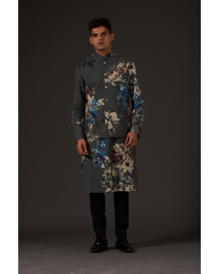 Floral Digital Printed Bundi