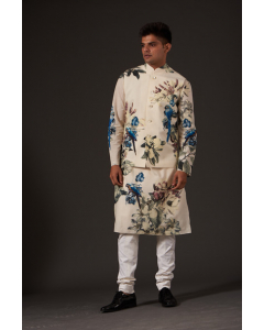 Floral Digital Printed Bundi