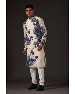 Floral Digital Printed Bundi