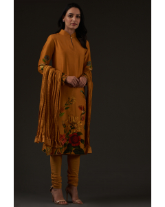 Printed Straight Kurta Set