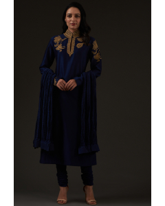 Embroidered Straight Kurta Set
