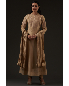 Embroidered Kalidar Kurta Set