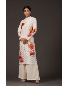 Digital Printed Tunic Paired Up With Plazzo