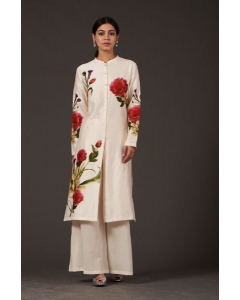 Digital Printed Tunic Paired Up With Palazzo