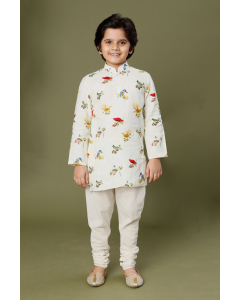 Birds Digital Printed Kurta Set