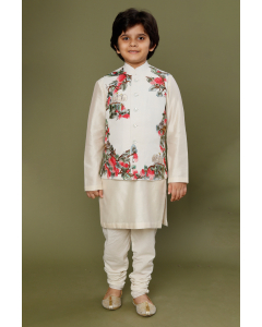 Floral Embroidered Bundi