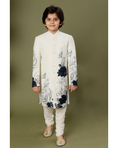 Floral Printed Sherwani