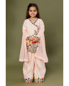 Floral Embroidered Sharara Set