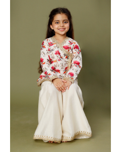 Floral Digital Printed Sharara Set