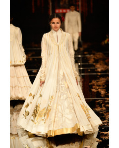 Ivory Foil Printed Jacket(Only Jacket)