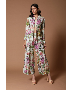 Digital Print Blouse ,Pant And Jacket