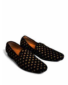 Gold Embroidery Shoes