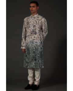Men's Printed Kurta Set