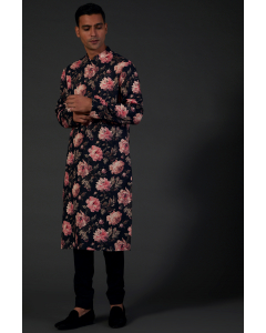 Men's Printed Kurta Set