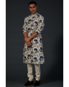 Men's Printed Kurta Set