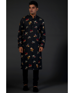 Men's Printed Kurta Set