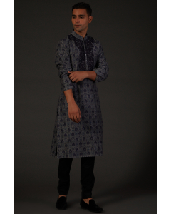 Men's Printed Kurta Set
