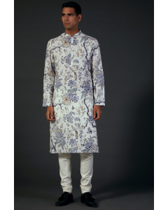 Men's Printed Kurta Set