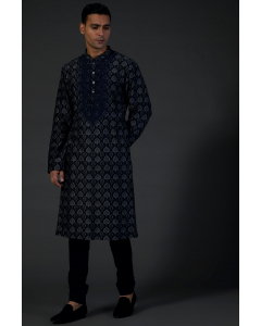 Men's Printed Kurta Set