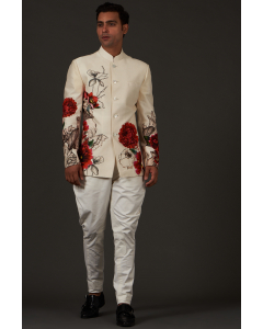 Men's Printed Bandhgala