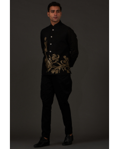 Men's Embroidered Nehru Jacket