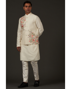 Men's Embroidery Nehru Jacket