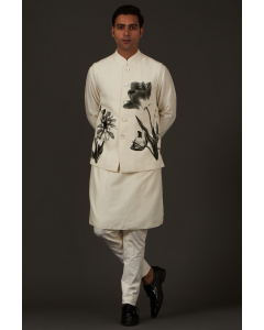 Men's Printed Nehru Jacket