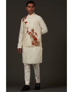 Men's Embroidery Nehru Jacket