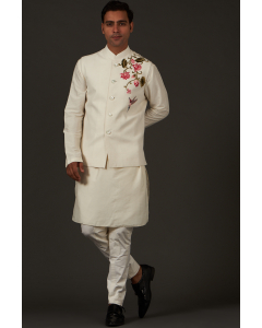 Men's Embroidery Nehru Jacket
