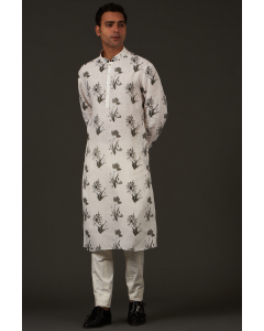 Men's Printed Kurta Set