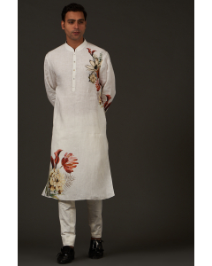 Men's Printed Kurta Set