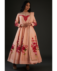 Printed Anarkali Set