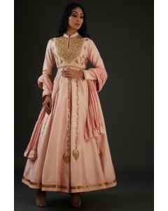 Embroidered Anarkali Set