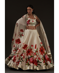 Printed Lehenga Set