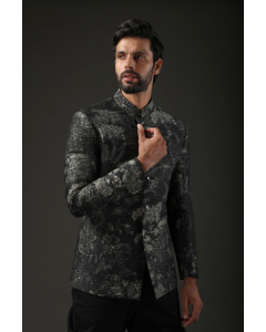 Men's Printed Bandhgala