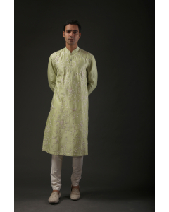 Men's Embroidered Kurta Set