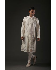 Men's Embroidered Kurta Set