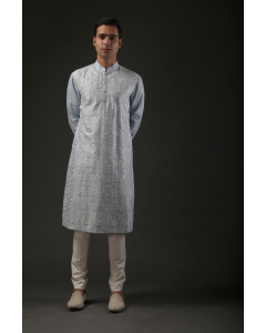 Men's Embroidered Kurta Set