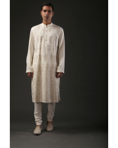Men's Embroidered Kurta Set
