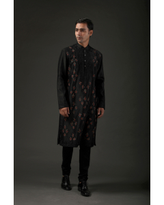 Men's Embroidered Kurta Set