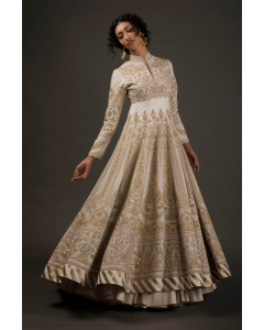 Embroidered Anarkali Set
