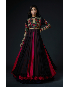 Embroidered Anarkali Set