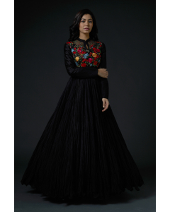 Embroidered Anarkali Set