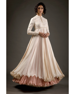 Embroidered Anarkali Set