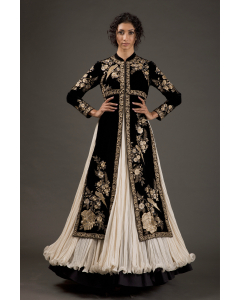 Embroidered Split Anarkali Set