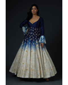 Embroidered Anarkali Set