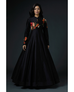 Embroidered Anarkali Set