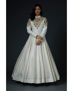 Embroidered Anarkali Set